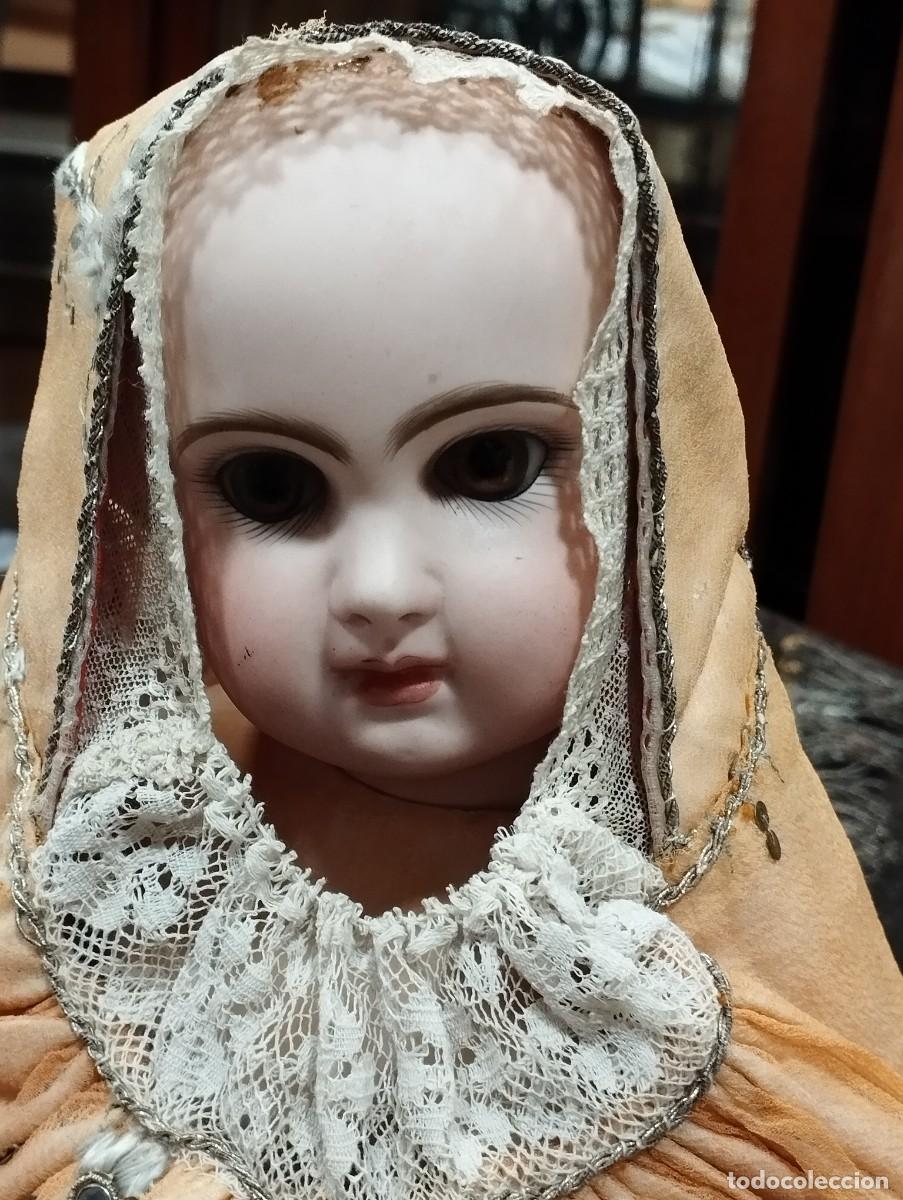 Antig&uuml;edades: TOCA O ROSTRILLO DE VIRGEN (S. XIX) - Foto 27