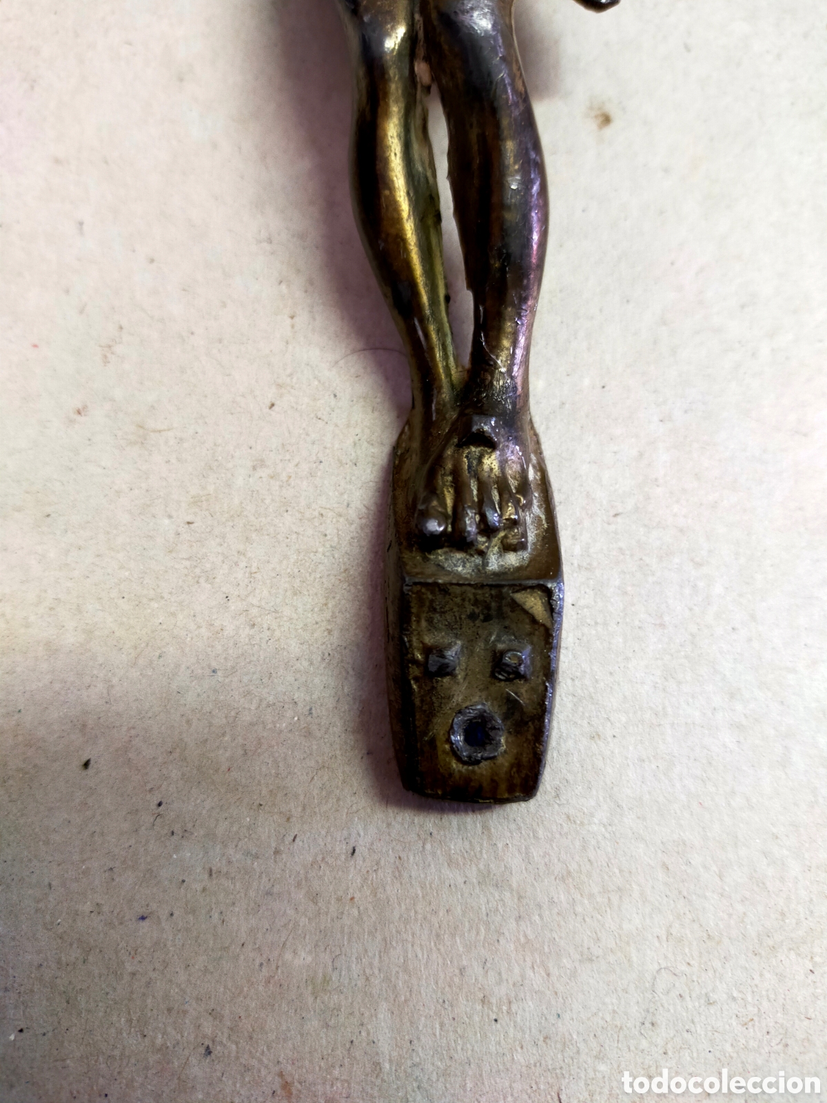 Antig&uuml;edades: CRISTO DE METAL PARA PARED. - Foto 2