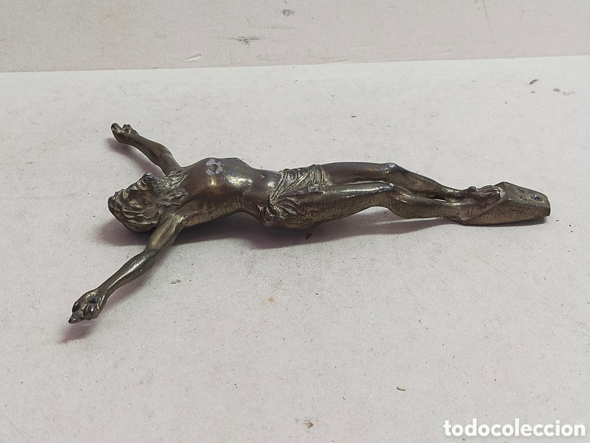 Antig&uuml;edades: CRISTO DE METAL PARA PARED. - Foto 11