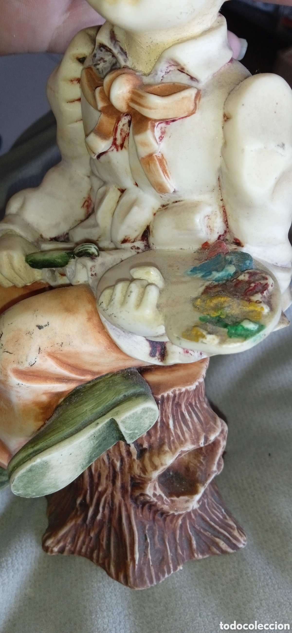 Antig&uuml;edades: Figura Selor pintada a mano - Foto 3