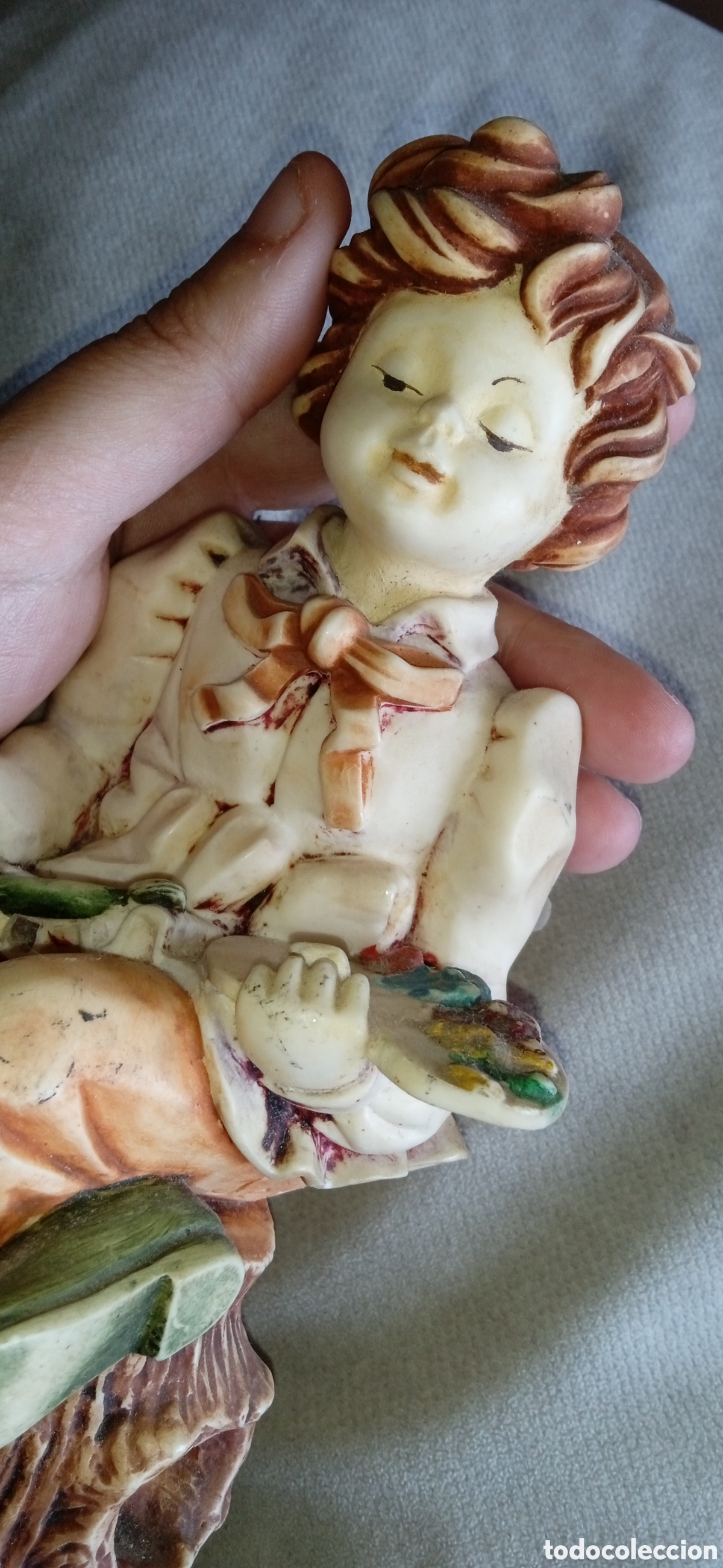 Antig&uuml;edades: Figura Selor pintada a mano - Foto 6