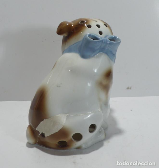 Antig&uuml;edades: CERAMICA DE PERRO LAMPARA DE PERFUME - Foto 3