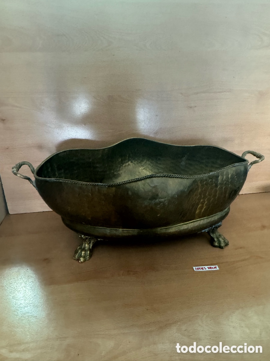 Antig&uuml;edades: Frutero de lat&oacute;n de lujo - Foto 1