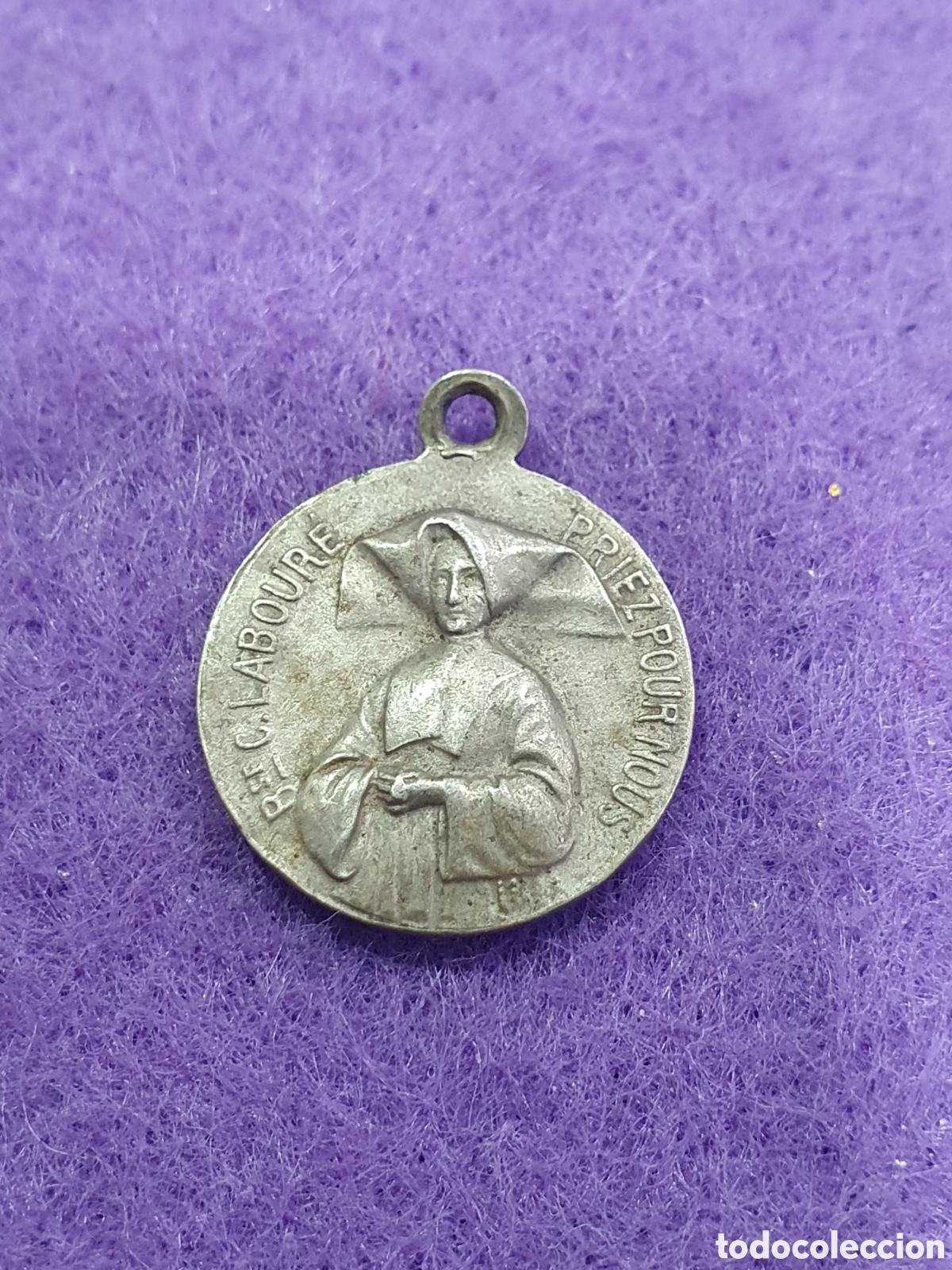 Antig&uuml;edades: Medalla religiosa Catherine Laboure. (L76) - Foto 1