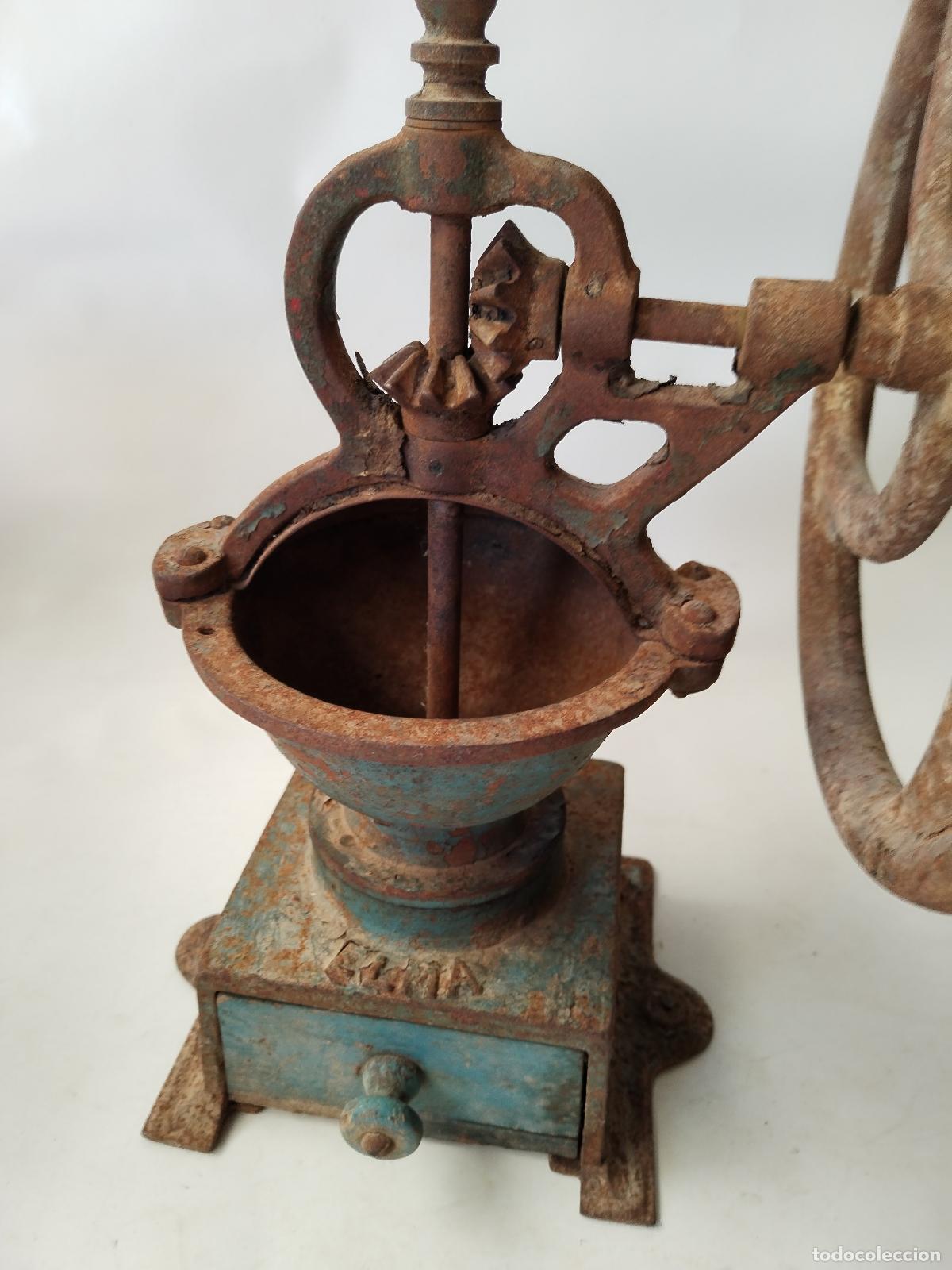 Antig&uuml;edades: antiguo molinillo de cafe elma - Foto 8