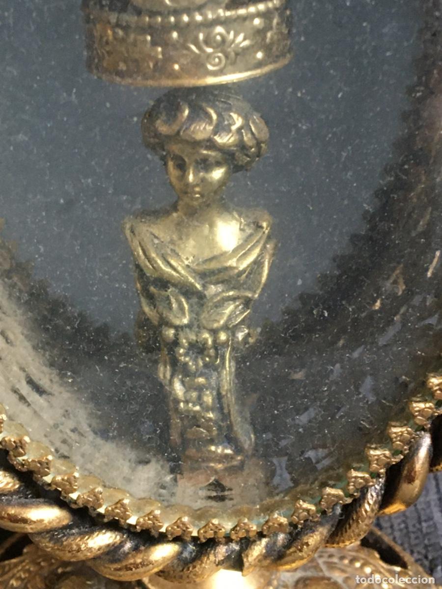 Antig&uuml;edades: Perfumero victoriano cristal bronce - Foto 1