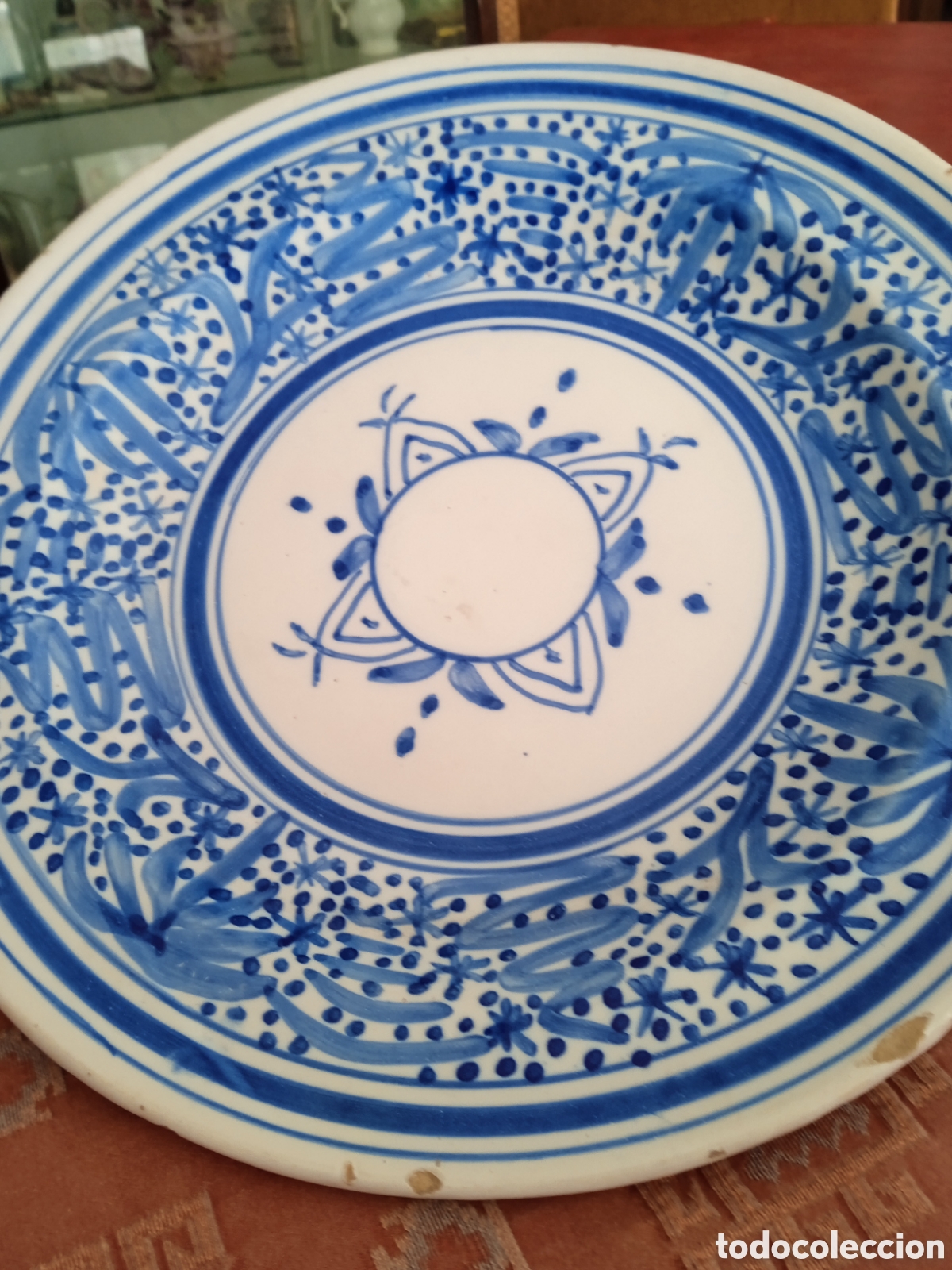 Antig&uuml;edades: Cer&aacute;mica Manises plato - Foto 2
