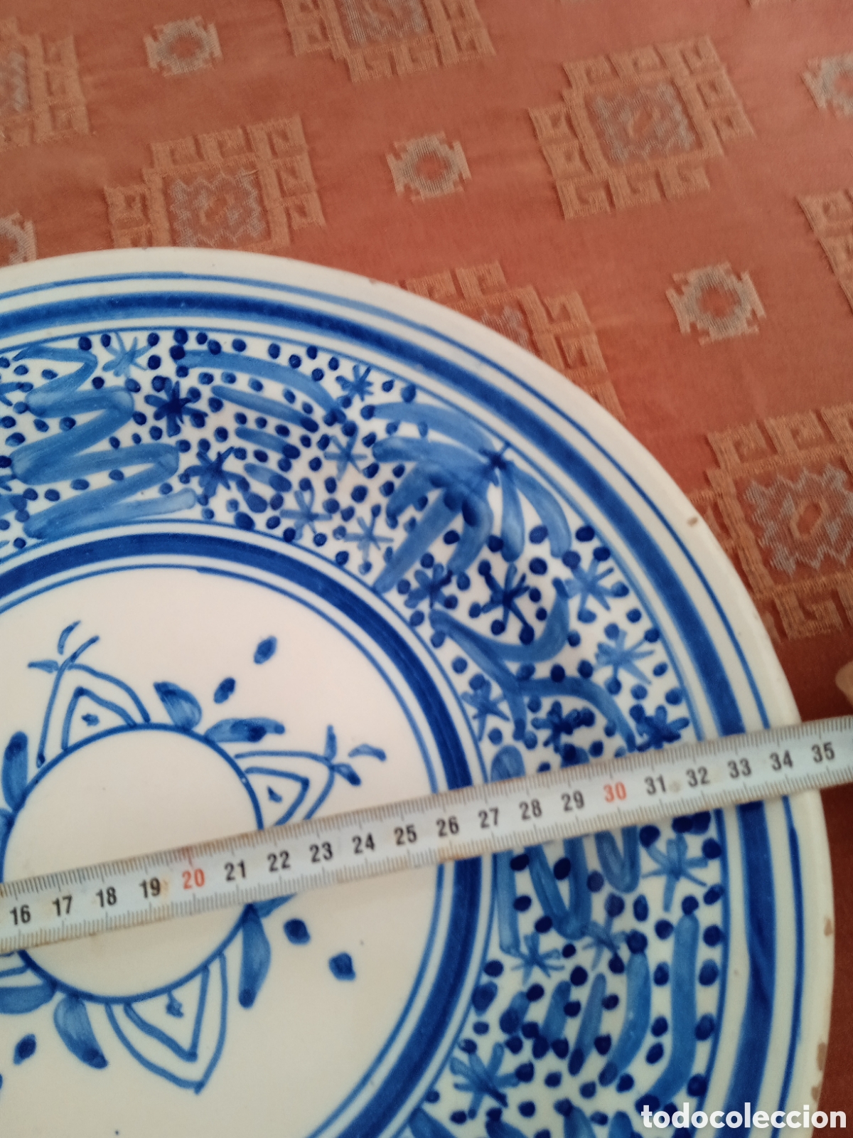 Antig&uuml;edades: Cer&aacute;mica Manises plato - Foto 4