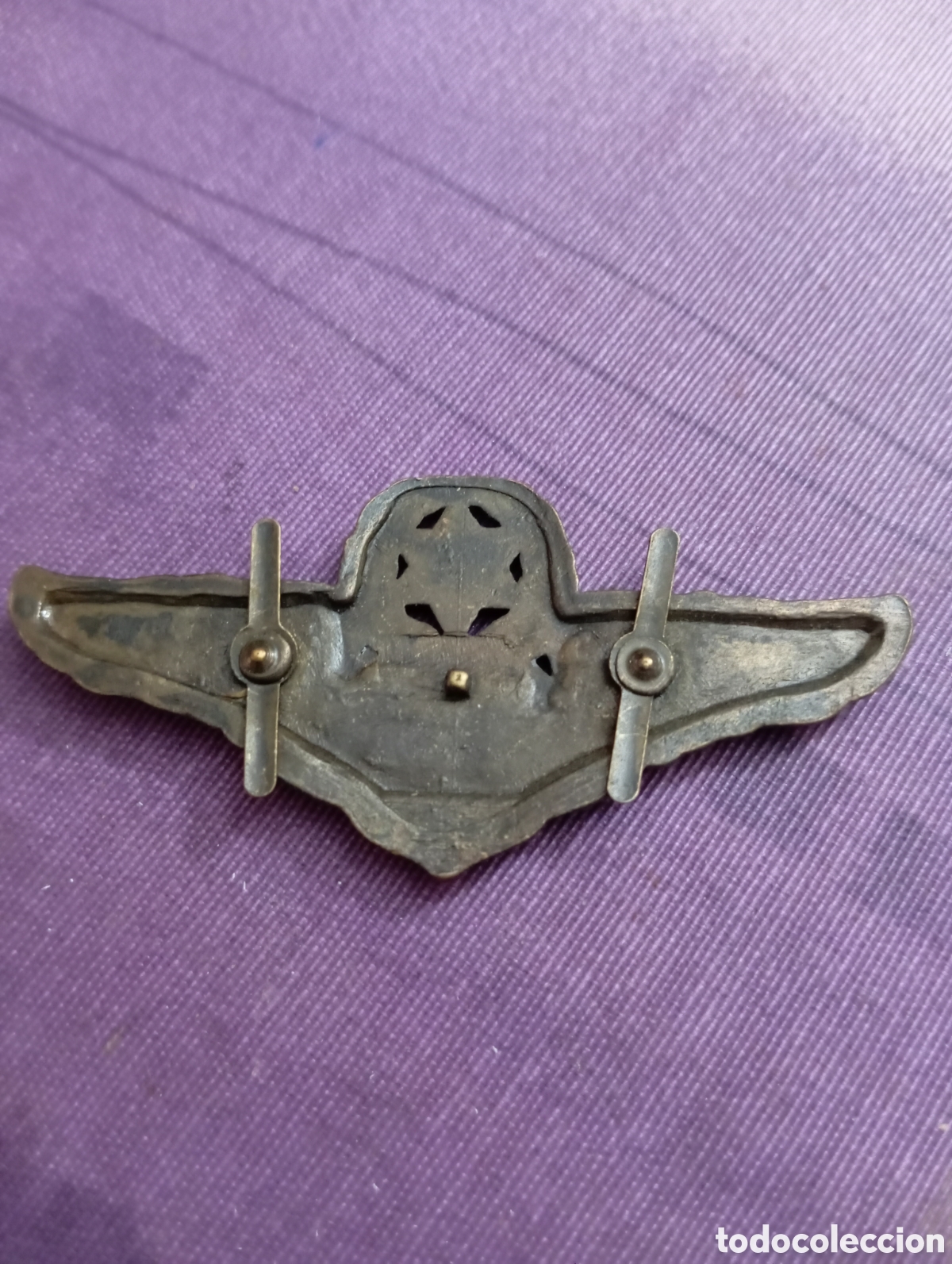 Antig&uuml;edades: Emblema Aviaci&oacute;n Rokiski - Foto 2
