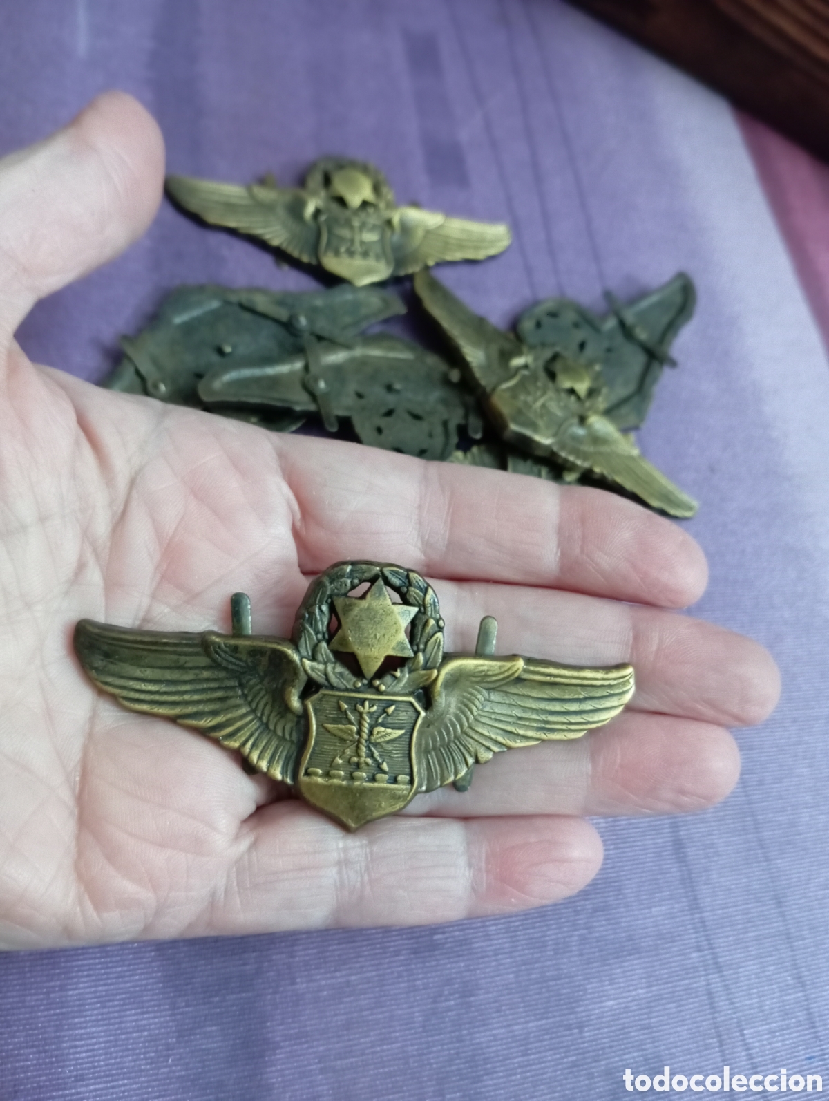 Antig&uuml;edades: Emblema Aviaci&oacute;n Rokiski - Foto 3