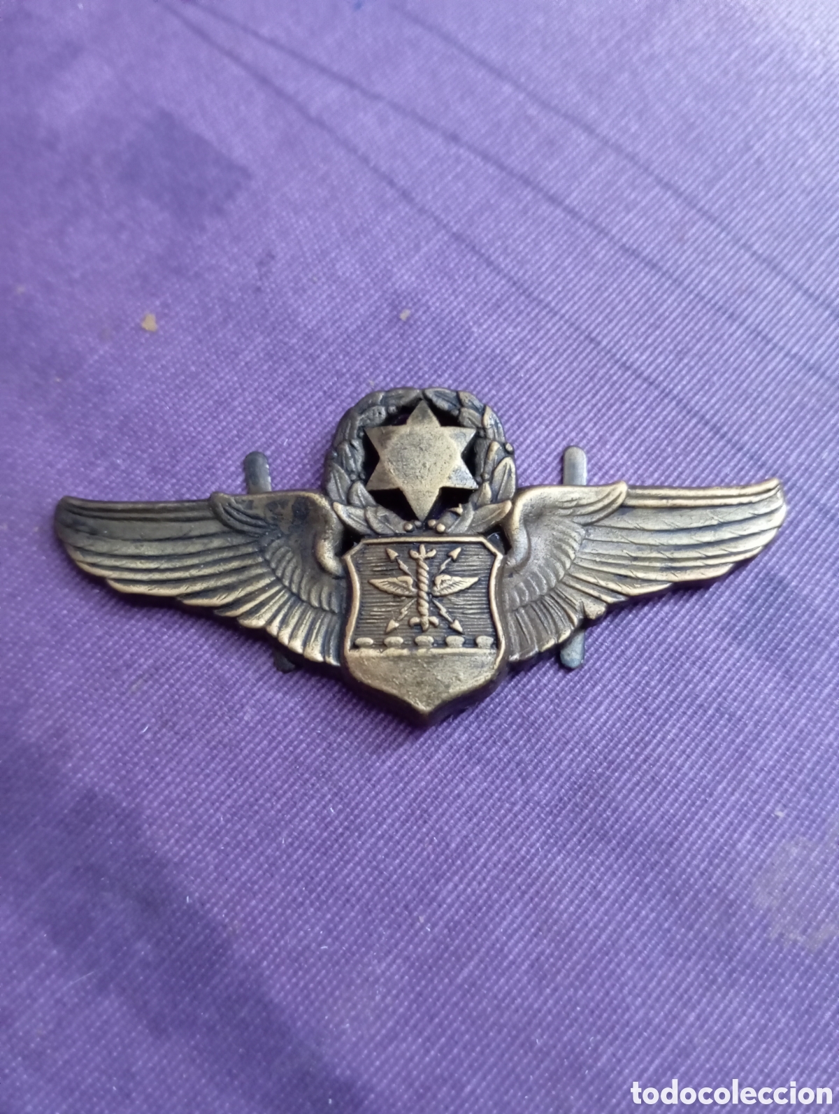 Antig&uuml;edades: Emblema Aviaci&oacute;n Rokiski - Foto 1