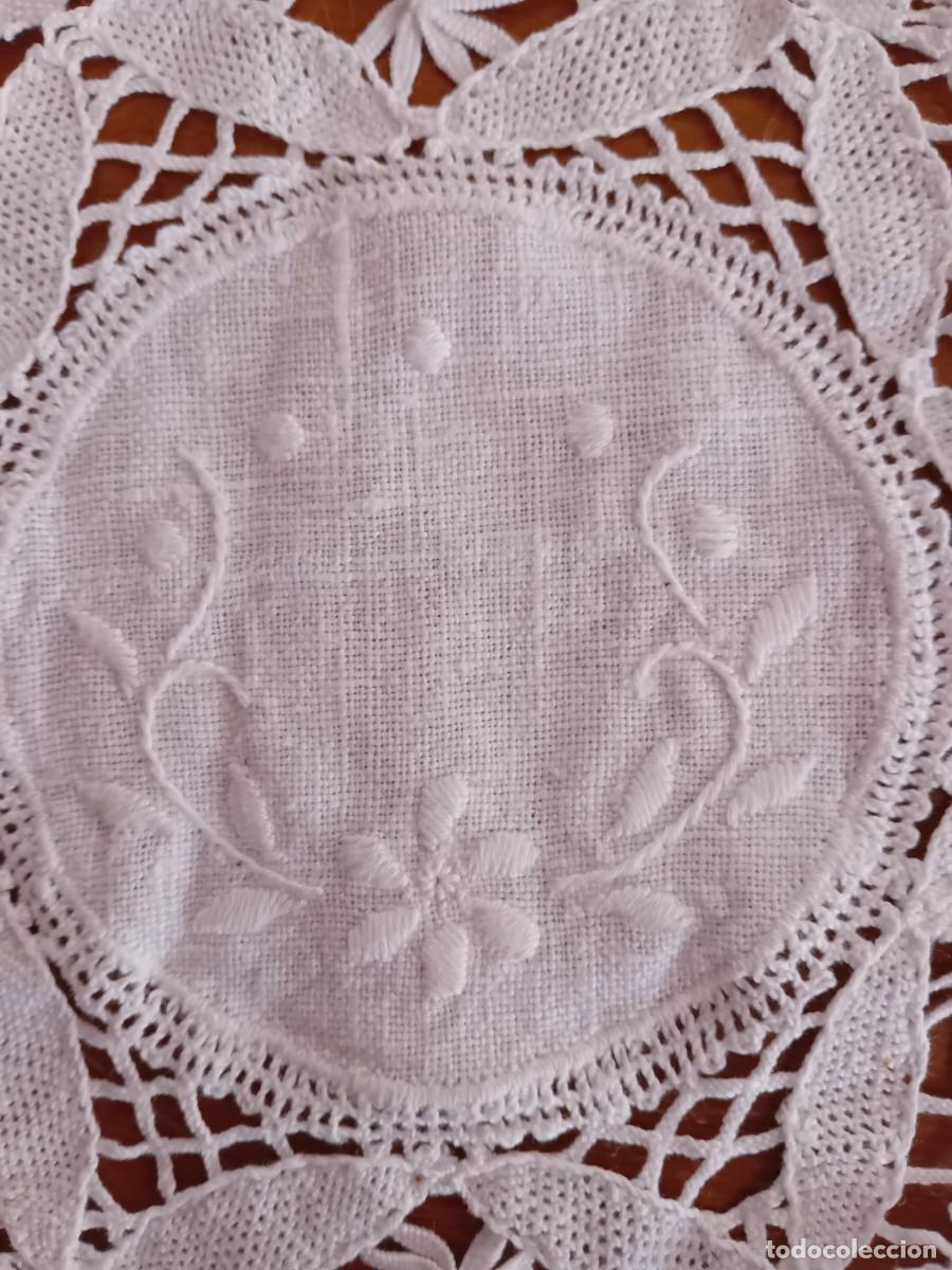Antig&uuml;edades: Tapete de hilo blanco antiguo - Foto 2