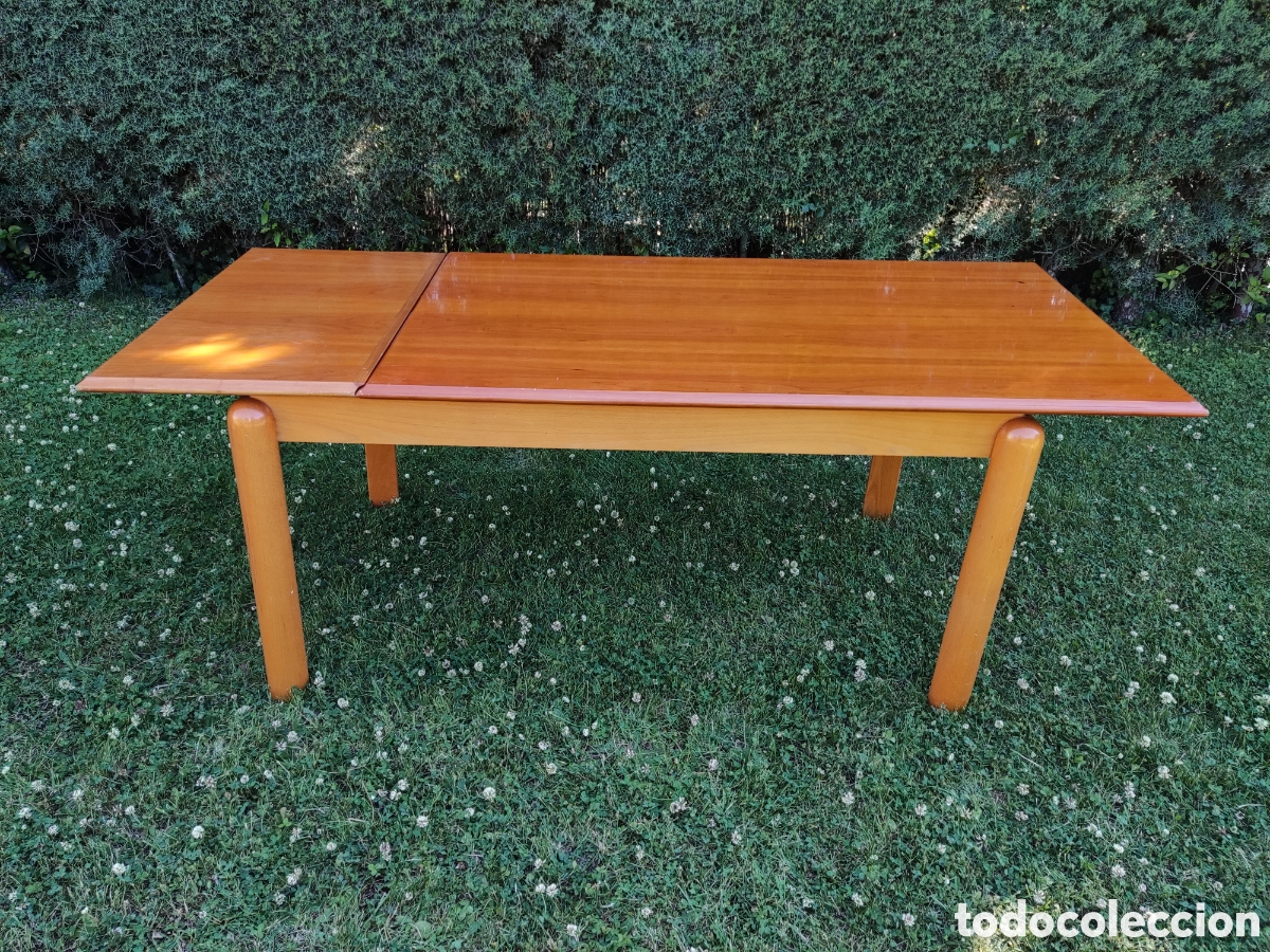 Antig&uuml;edades: mesa extensible de madera muy buen estado - Foto 2