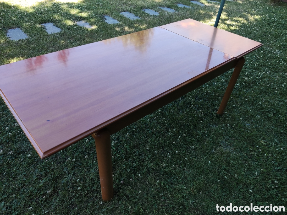Antig&uuml;edades: mesa extensible de madera muy buen estado - Foto 7
