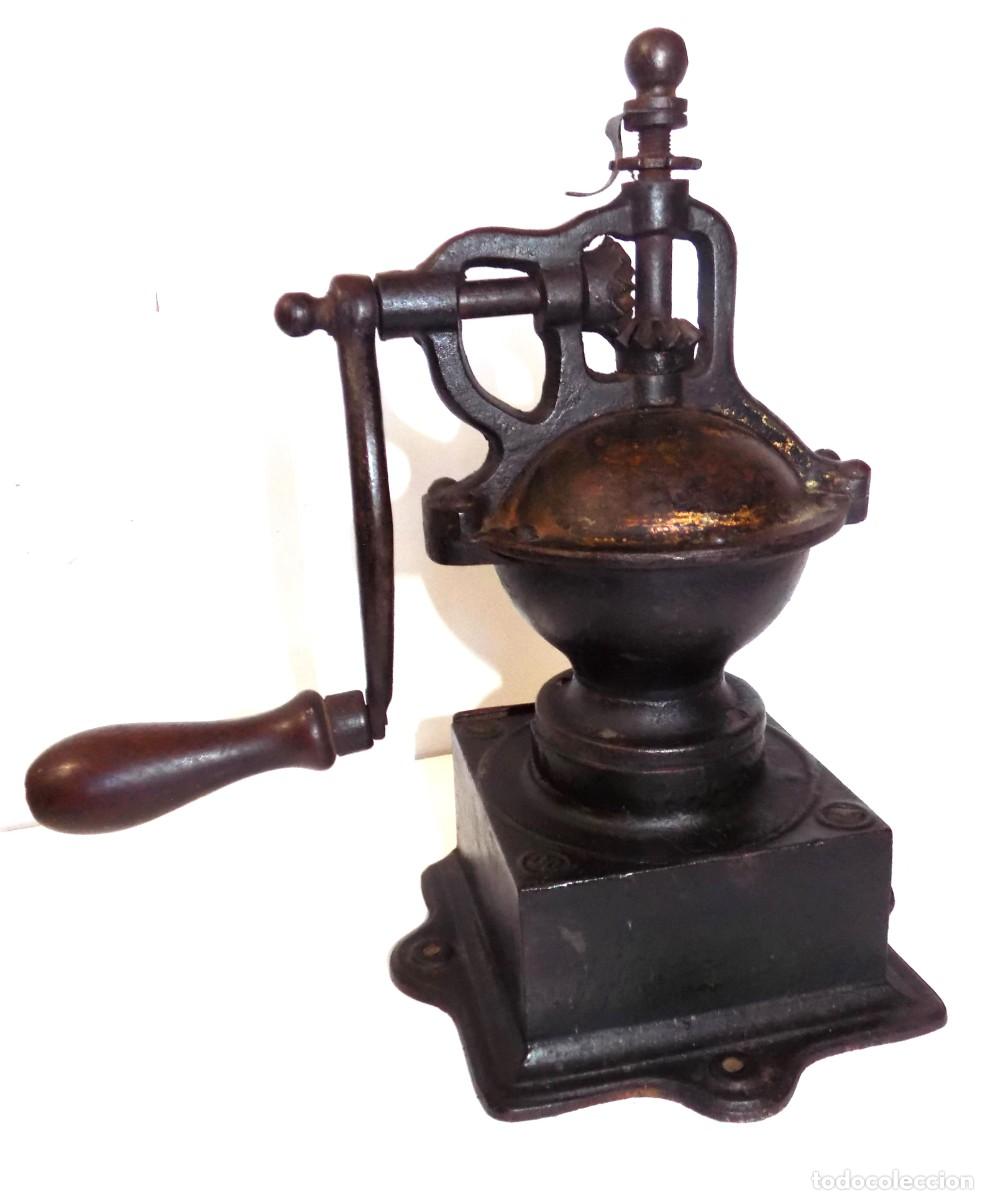 Antig&uuml;edades: MOLINILLO DE CAF&Eacute; SIN MARCA. MODELO -A00- CA. 1875/1925 - Foto 5