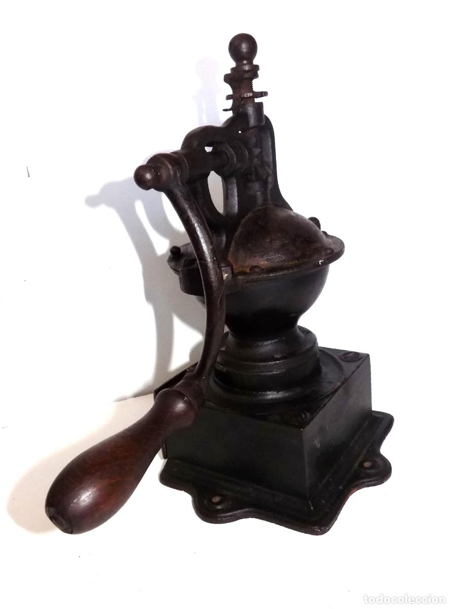 Antig&uuml;edades: MOLINILLO DE CAF&Eacute; SIN MARCA. MODELO -A00- CA. 1875/1925 - Foto 6