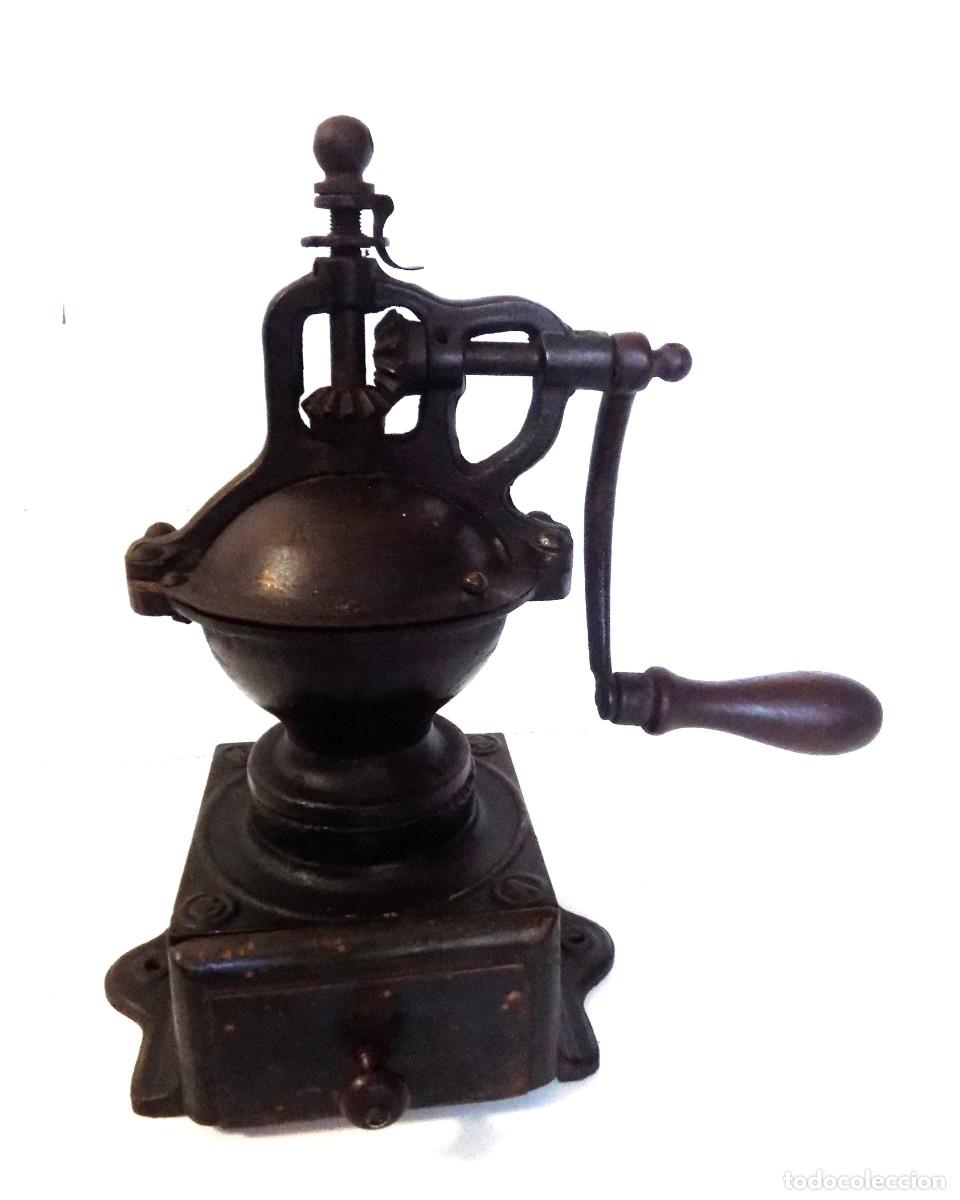 Antig&uuml;edades: MOLINILLO DE CAF&Eacute; SIN MARCA. MODELO -A00- CA. 1875/1925 - Foto 7