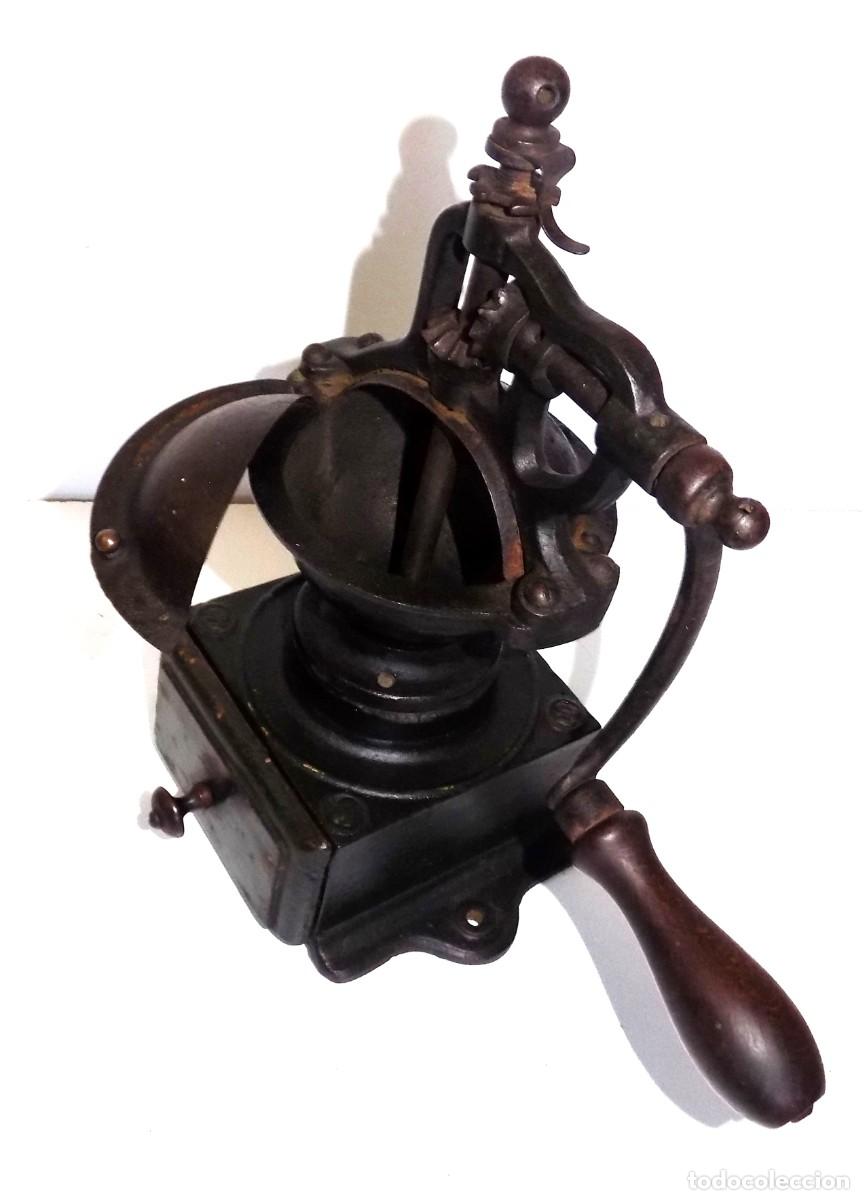 Antig&uuml;edades: MOLINILLO DE CAF&Eacute; SIN MARCA. MODELO -A00- CA. 1875/1925 - Foto 13