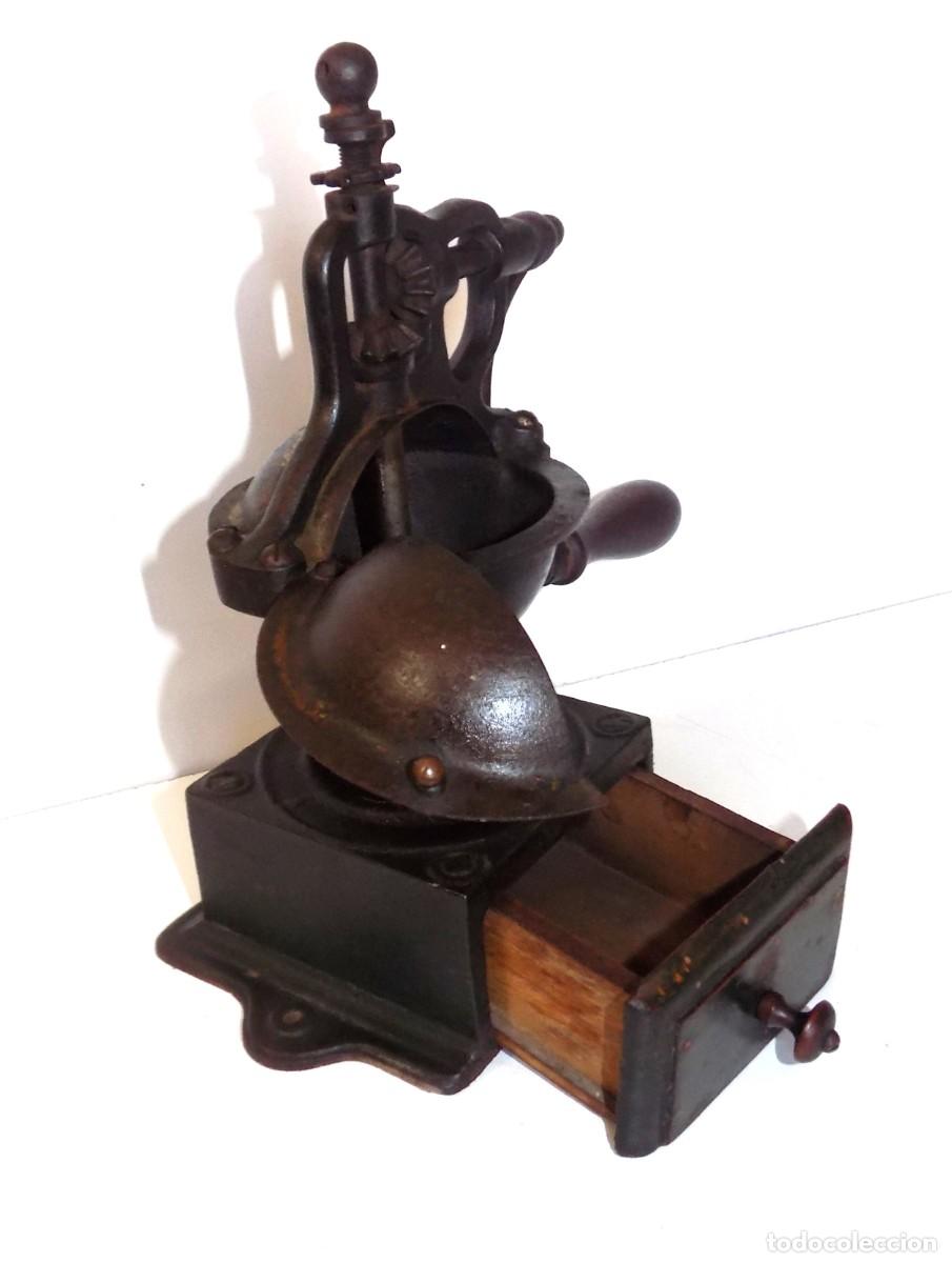 Antig&uuml;edades: MOLINILLO DE CAF&Eacute; SIN MARCA. MODELO -A00- CA. 1875/1925 - Foto 14