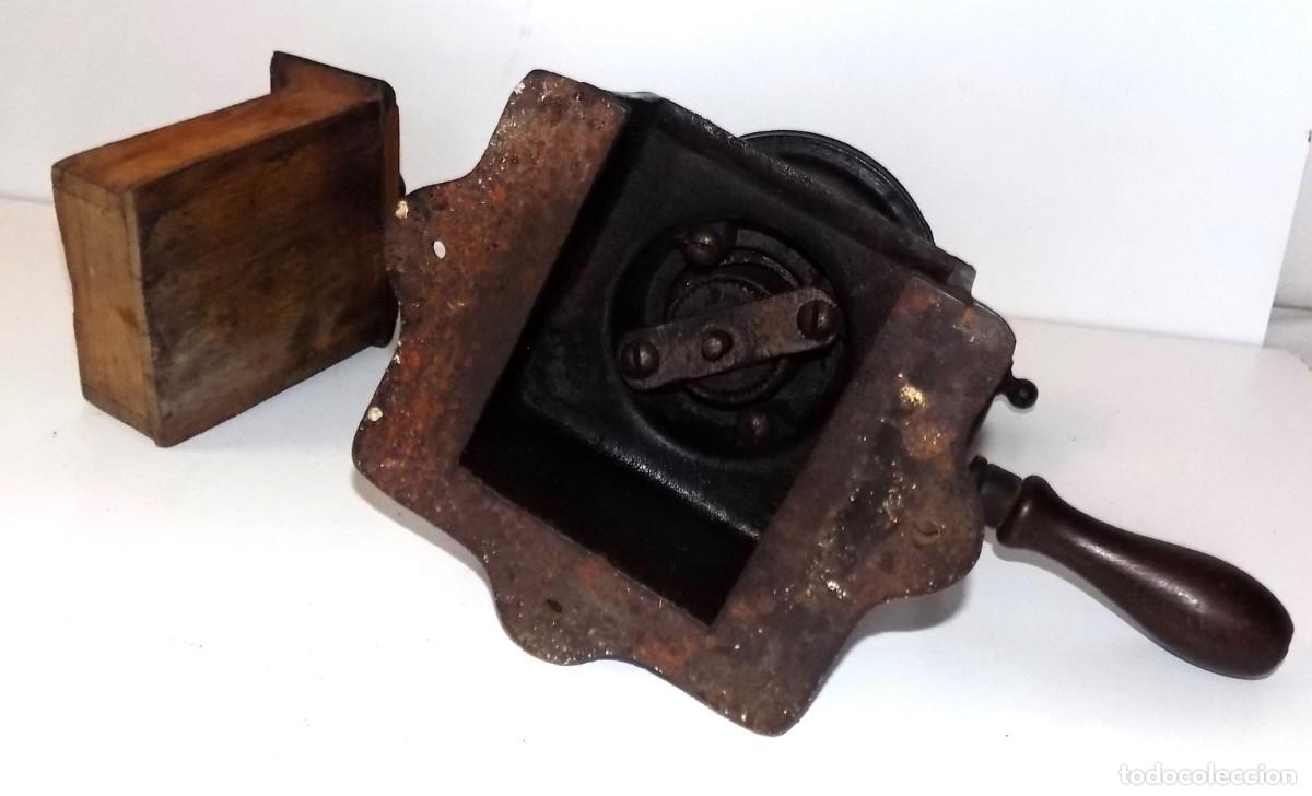 Antig&uuml;edades: MOLINILLO DE CAF&Eacute; SIN MARCA. MODELO -A00- CA. 1875/1925 - Foto 15