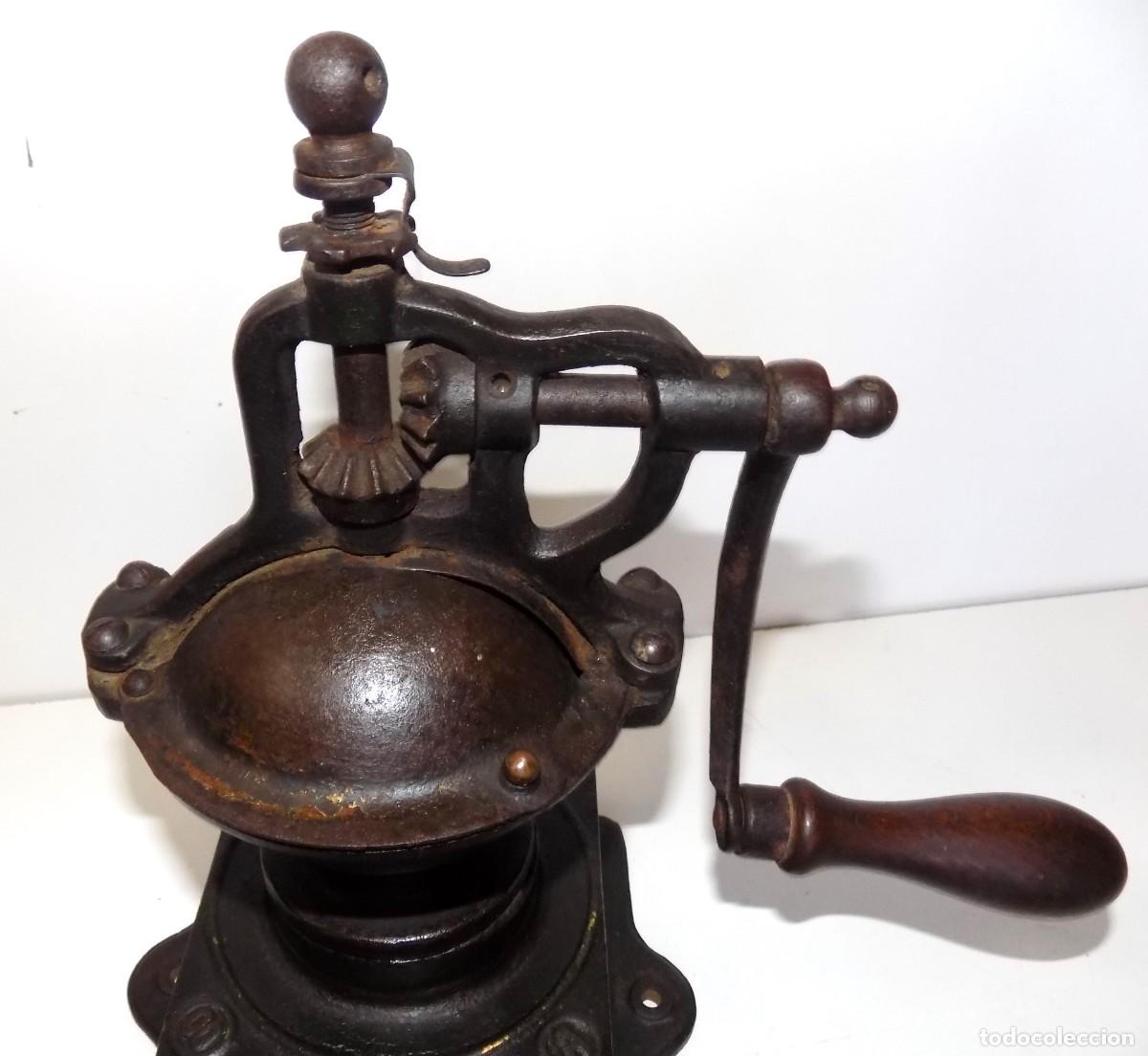 Antig&uuml;edades: MOLINILLO DE CAF&Eacute; SIN MARCA. MODELO -A00- CA. 1875/1925 - Foto 17