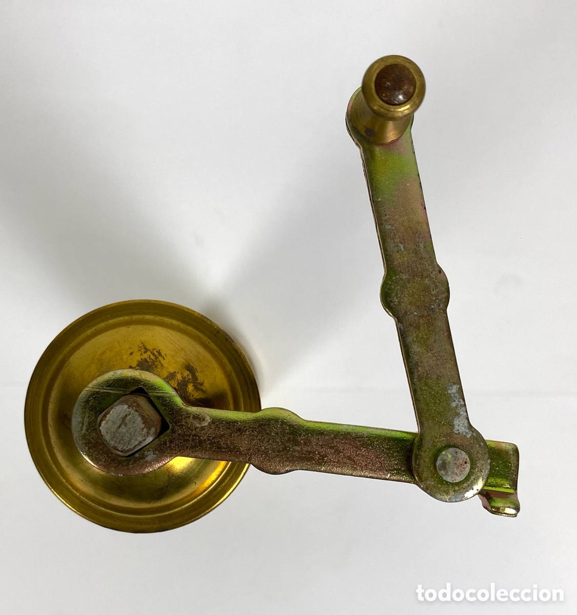 Antig&uuml;edades: MOLINILLO DE PIMIENTA TURCO EN LAT&Oacute;N. 24 CM - Foto 5