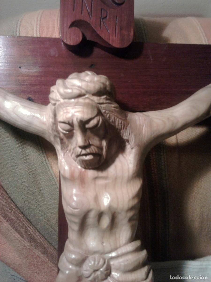Antig&uuml;edades: crucifijos de madera - Foto 3