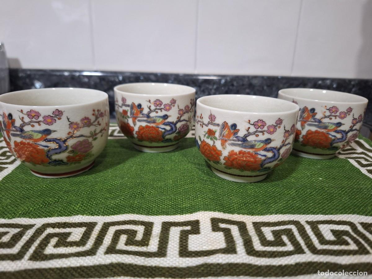Antig&uuml;edades: 4 tazas de saque de Jap&oacute;n. - Foto 1