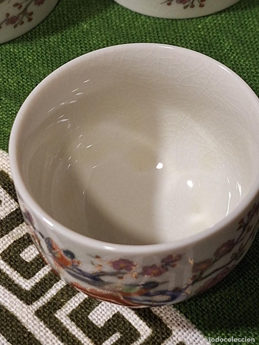Antig&uuml;edades: 4 tazas de saque de Jap&oacute;n. - Foto 2