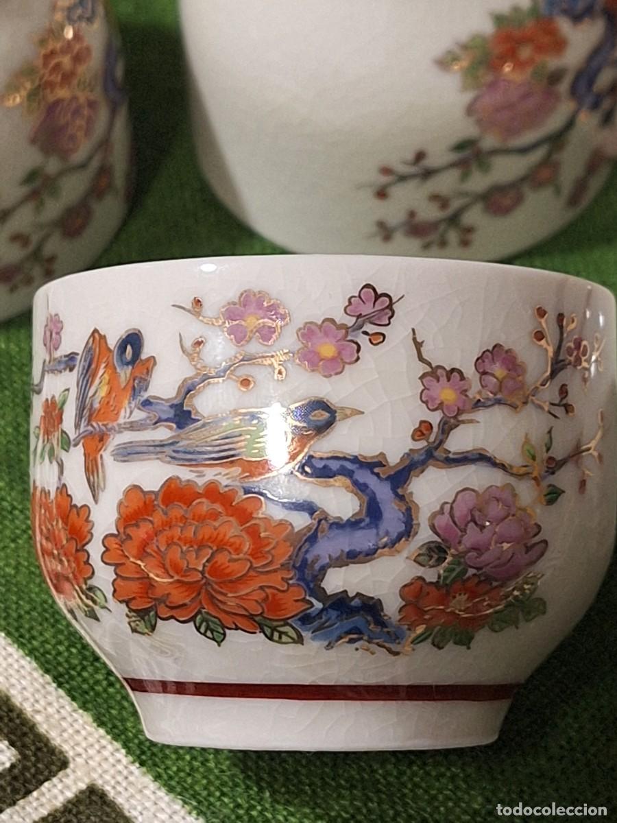 Antig&uuml;edades: 4 tazas de saque de Jap&oacute;n. - Foto 3