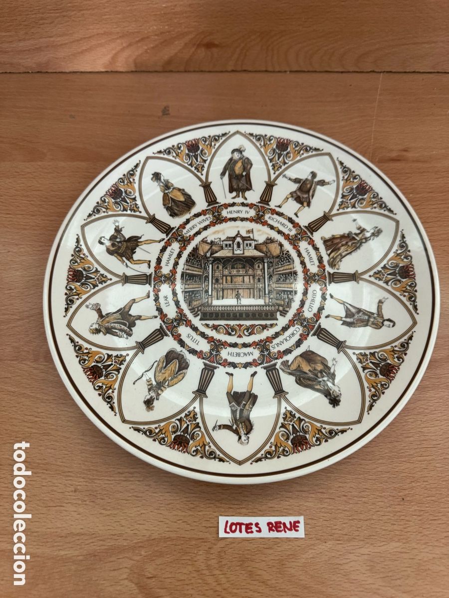Antig&uuml;edades: Plato porcelana Inglaterra - Foto 1