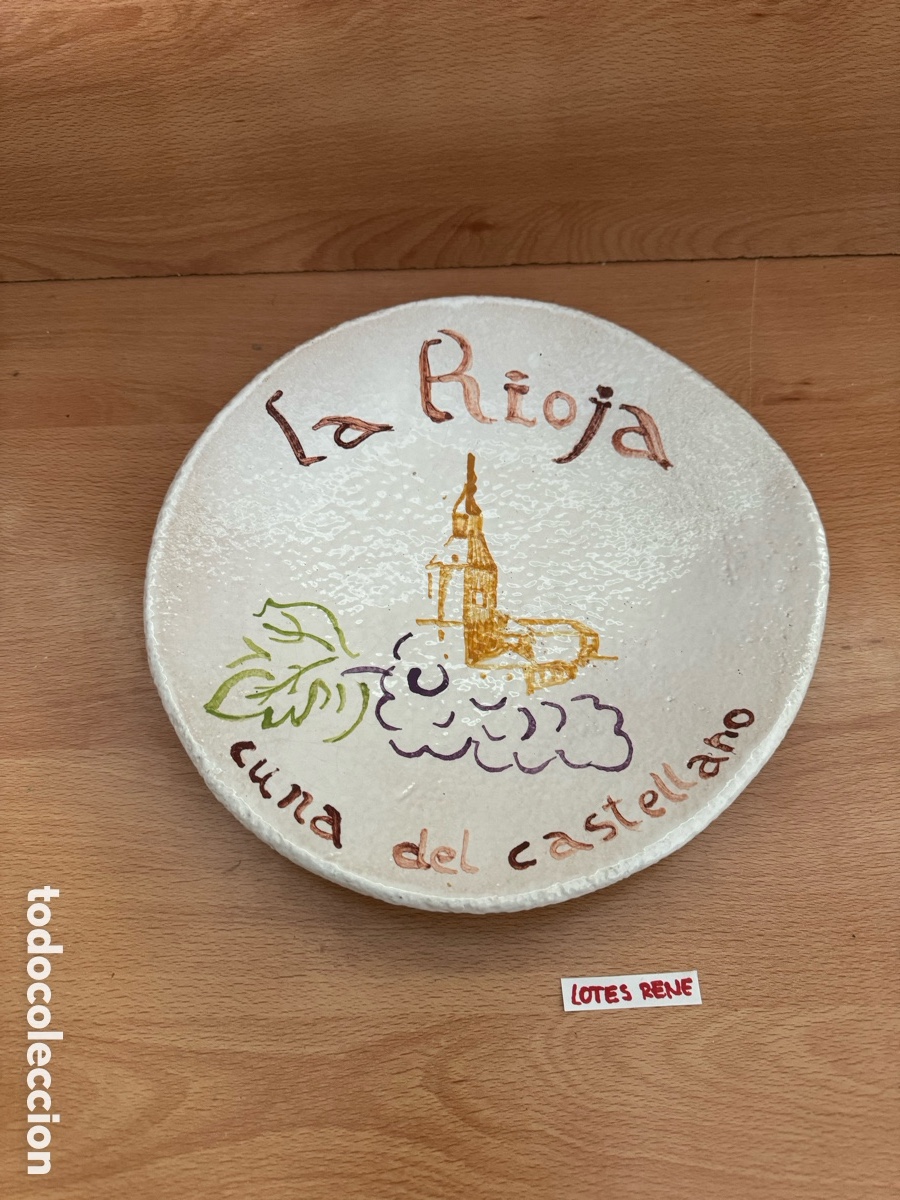 Antig&uuml;edades: Plato de la Rioja cuna del castellano - Foto 1
