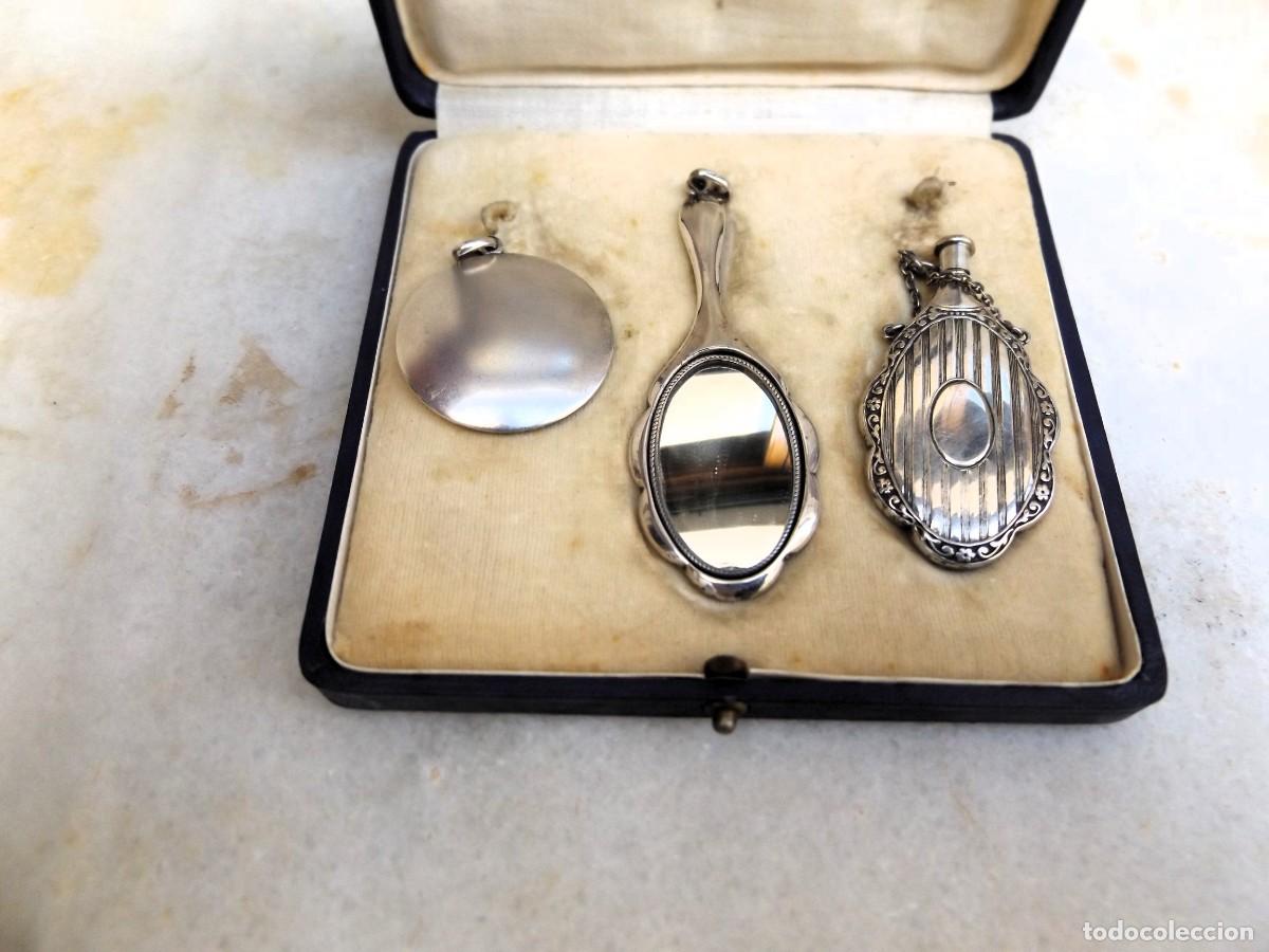 Antig&uuml;edades: SET DE BOLSO DE DAMA CON SU ESTUCHE - Foto 2