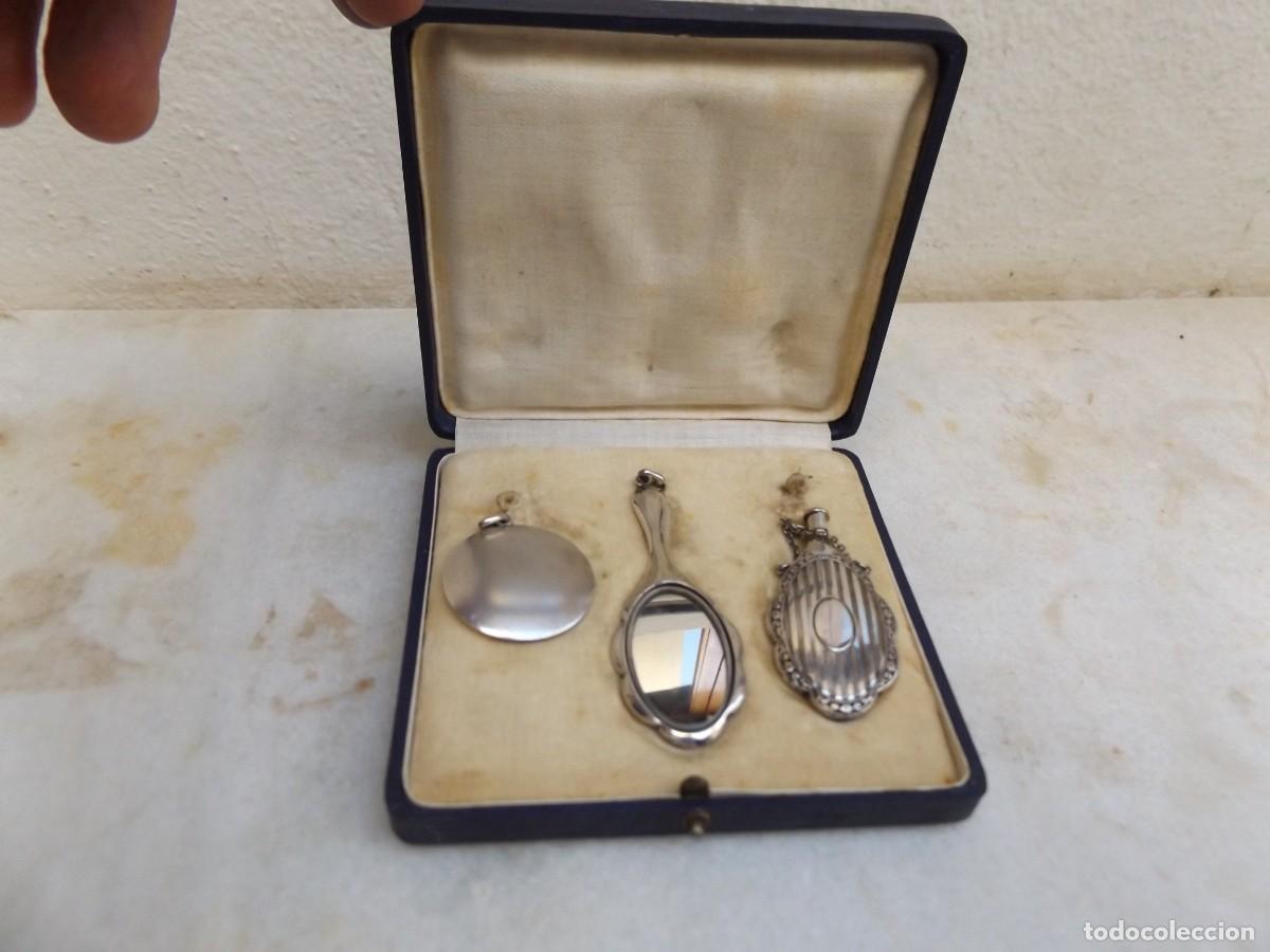 Antig&uuml;edades: SET DE BOLSO DE DAMA CON SU ESTUCHE - Foto 3