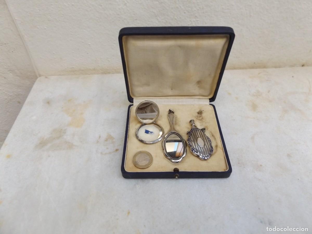 Antig&uuml;edades: SET DE BOLSO DE DAMA CON SU ESTUCHE - Foto 5