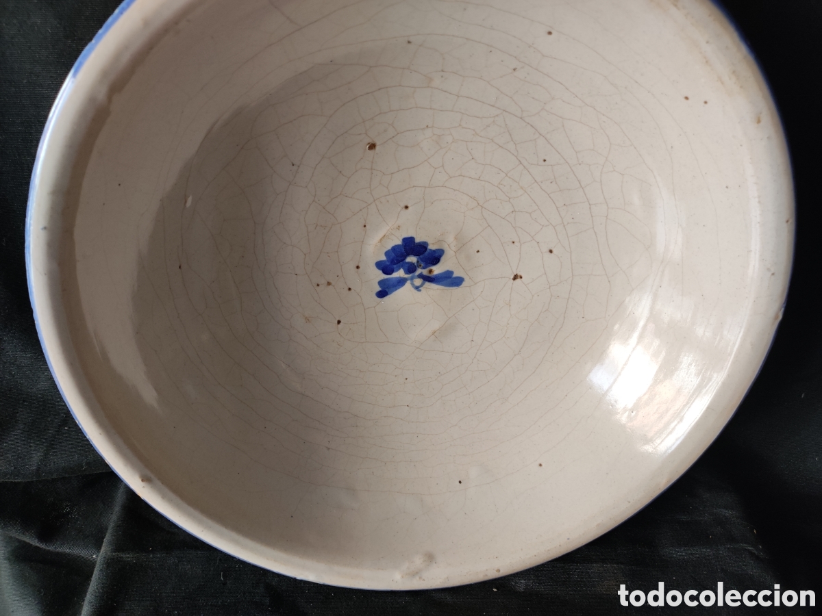 Antig&uuml;edades: Plato ceramica antiguo - Foto 3