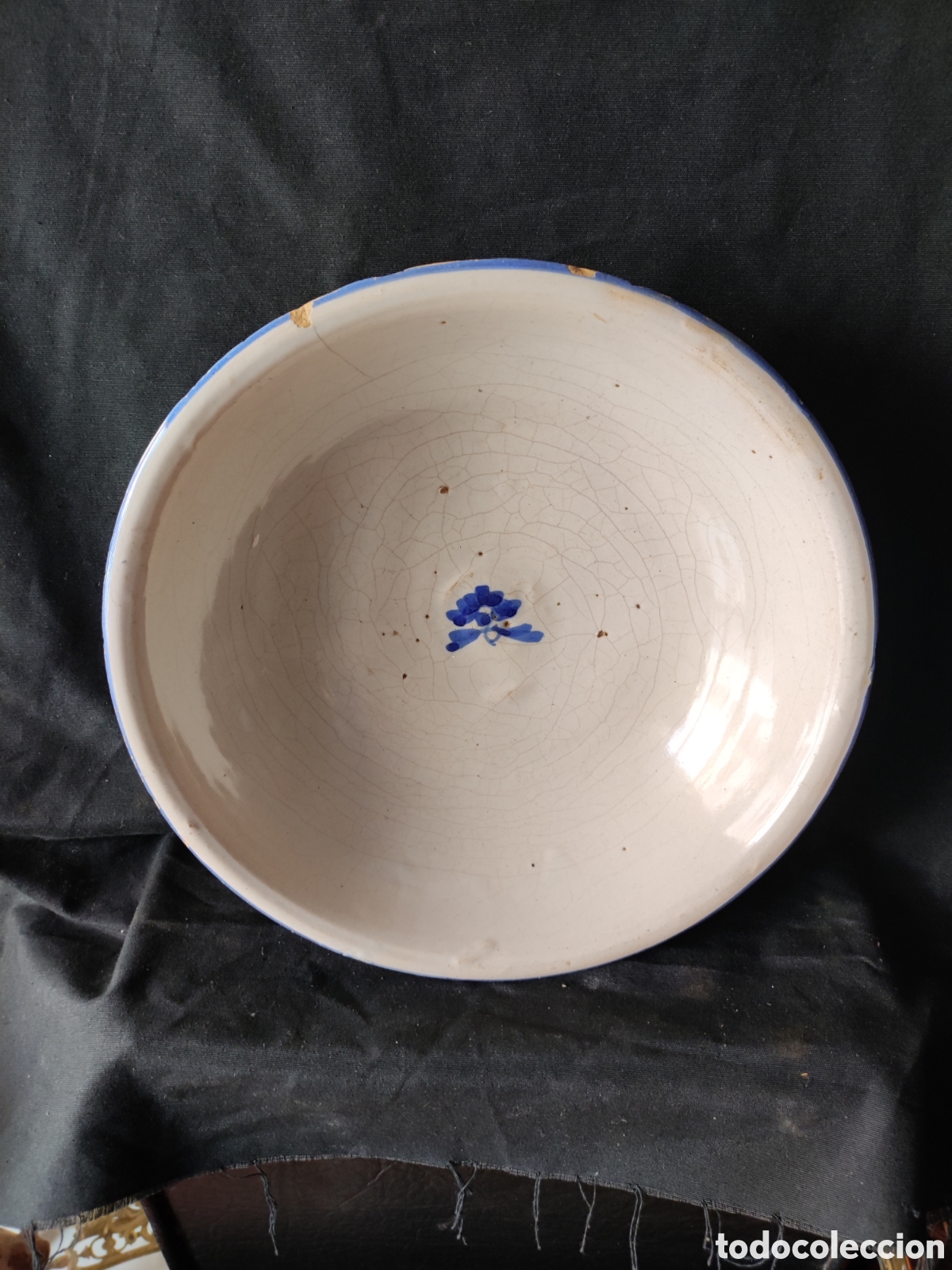 Antig&uuml;edades: Plato ceramica antiguo - Foto 1