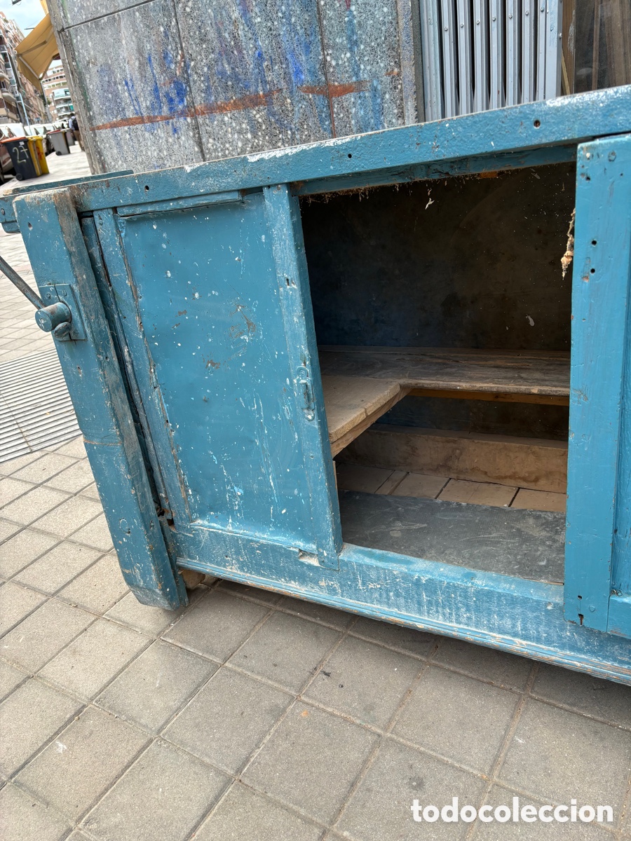 Antig&uuml;edades: Banco de carpintero Azul - Foto 3