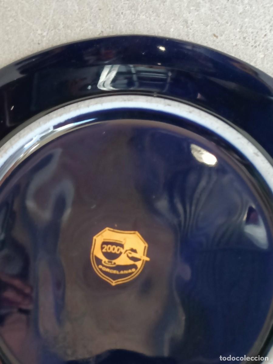 Antig&uuml;edades: Lote de dos platitos ba&ntilde;o oro - Foto 6