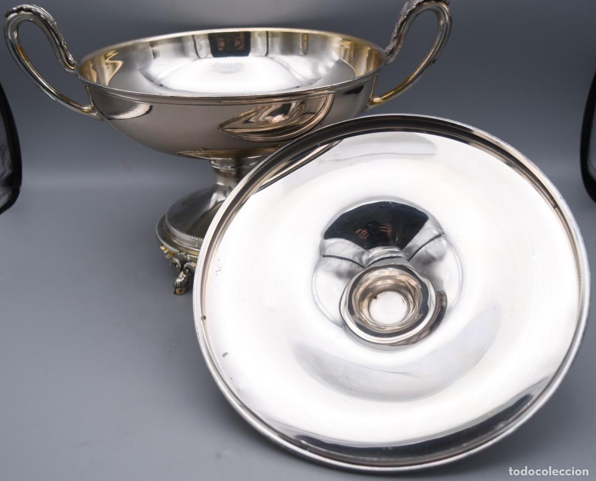 Antig&uuml;edades: Centro de mesa / copa grande - Plata Pedro Dur&aacute;n - Foto 7