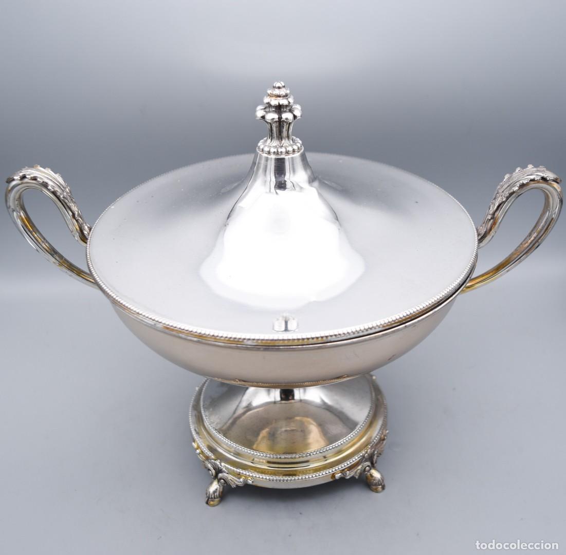 Antig&uuml;edades: Centro de mesa / copa grande - Plata Pedro Dur&aacute;n - Foto 9