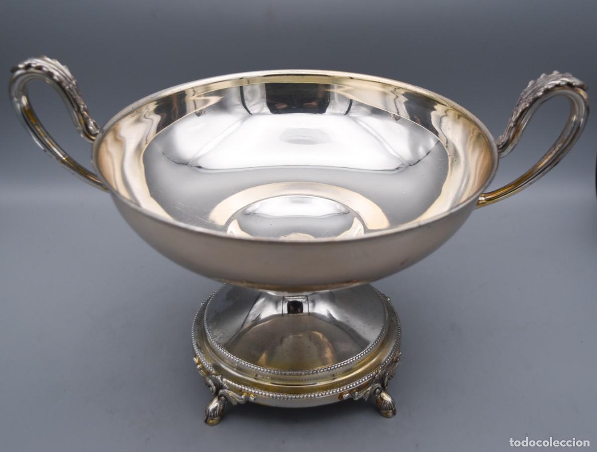 Antig&uuml;edades: Centro de mesa / copa grande - Plata Pedro Dur&aacute;n - Foto 12