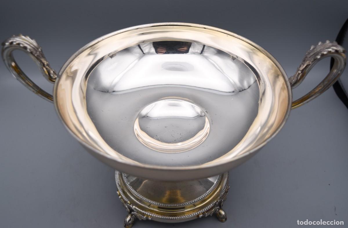 Antig&uuml;edades: Centro de mesa / copa grande - Plata Pedro Dur&aacute;n - Foto 13
