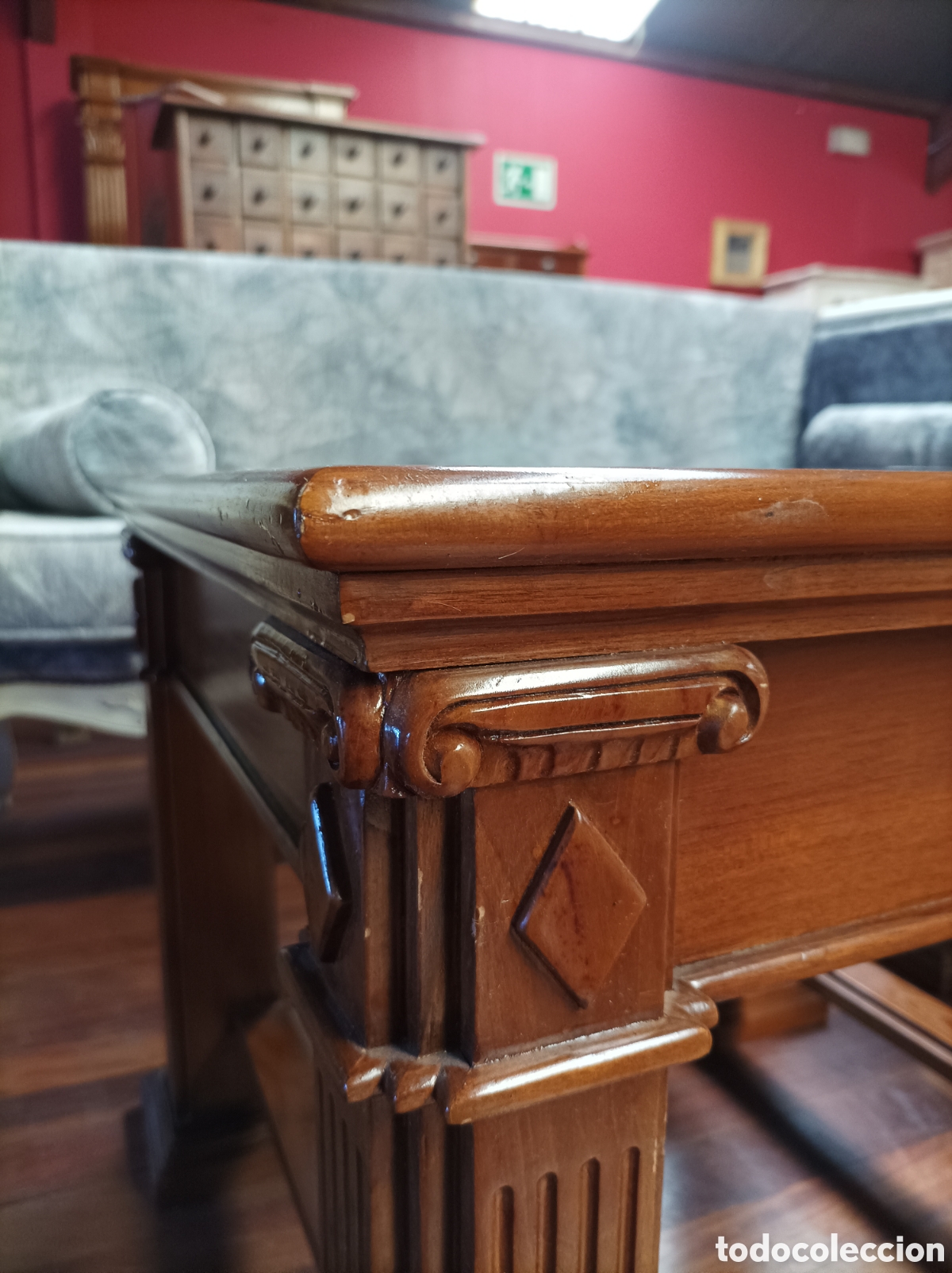Antig&uuml;edades: Mesa auxiliar de sal&oacute;n - Foto 4