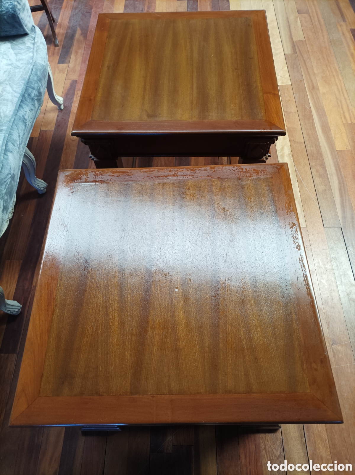 Antig&uuml;edades: Mesa auxiliar de sal&oacute;n - Foto 5