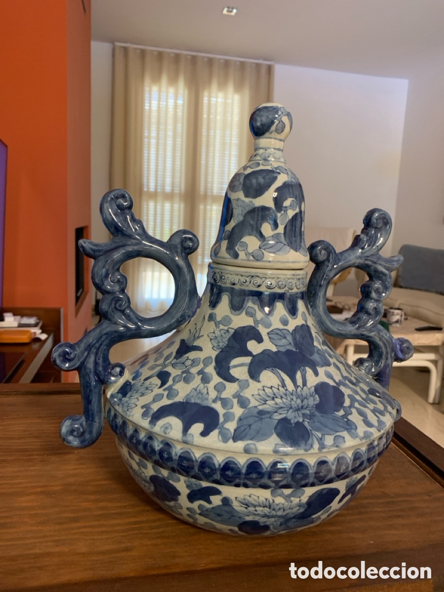 Antig&uuml;edades: Jarr&oacute;n chino porcelana - Foto 2