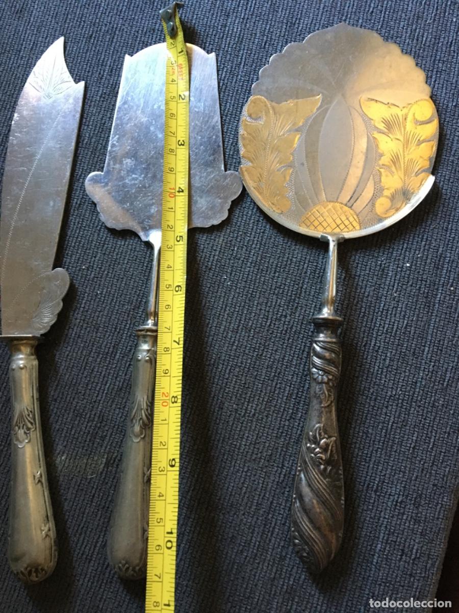 Antig&uuml;edades: Palas plata mango xix - Foto 1