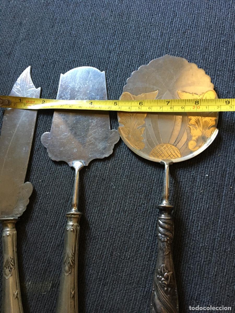 Antig&uuml;edades: Palas plata mango xix - Foto 2