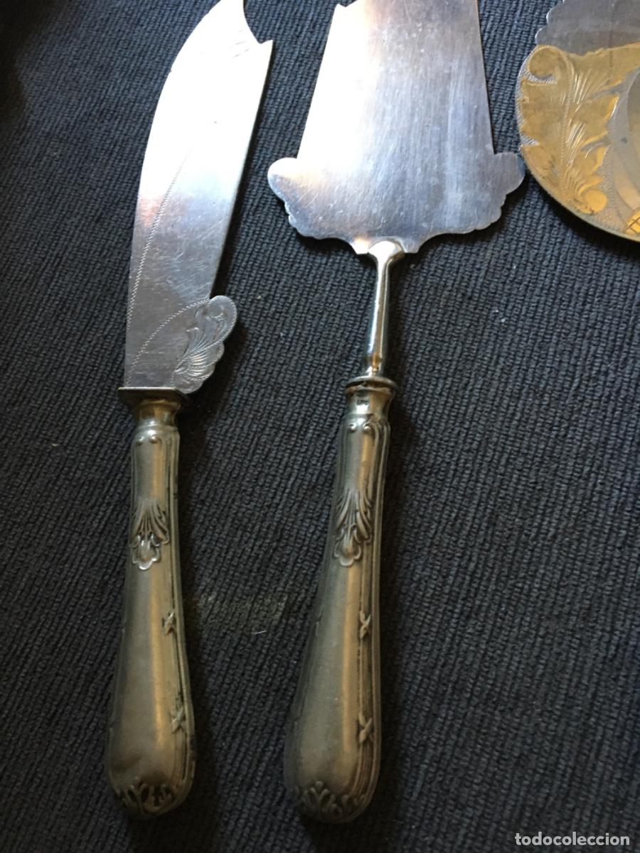 Antig&uuml;edades: Palas plata mango xix - Foto 4