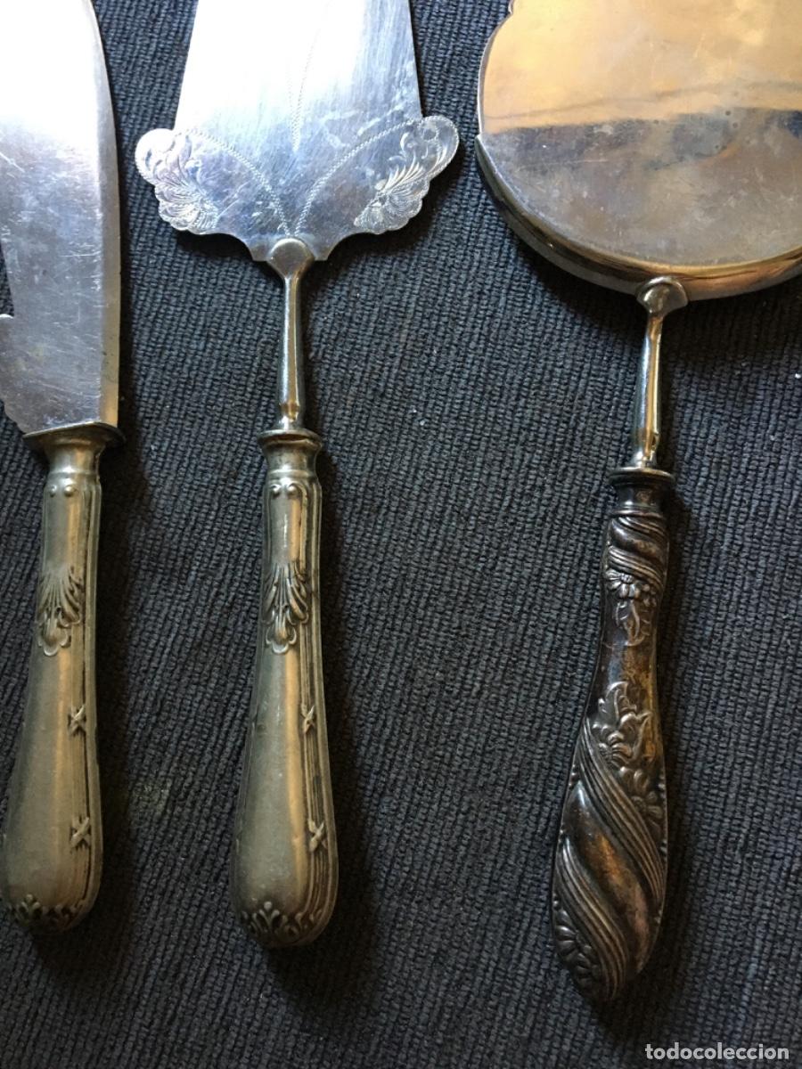 Antig&uuml;edades: Palas plata mango xix - Foto 6